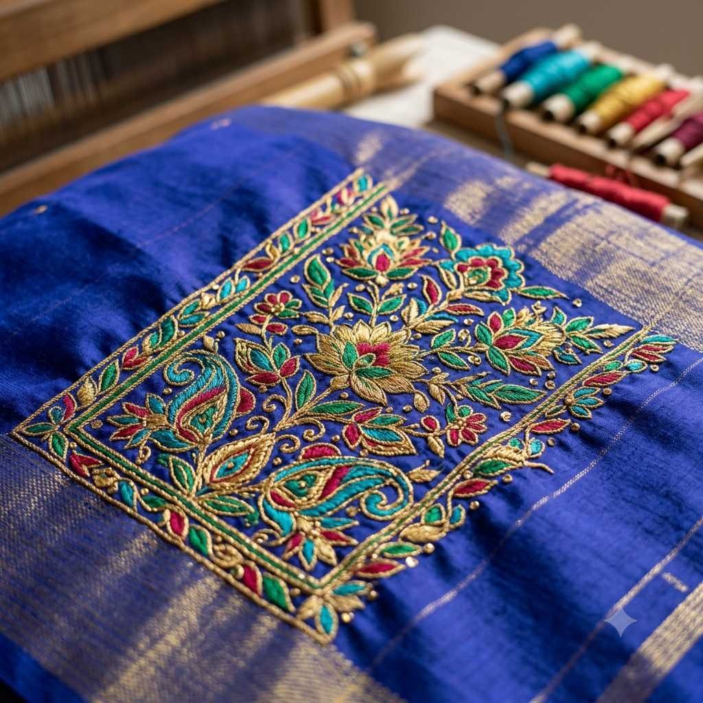 Home Thread Work Blouse Handwork in Mysore